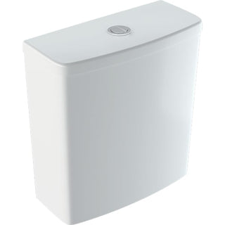 Geberit Selnova Square Close Coupled Cistern - Push Button - BSIO - 501.459.00.6 by Geberit (Geberit-501.459.00.6)