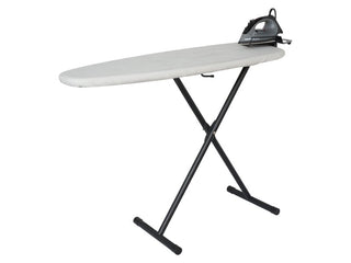 Corby Oxford Ironing Centre in Light Grey with Sherwood 1200W Steam Iron - UK Plug