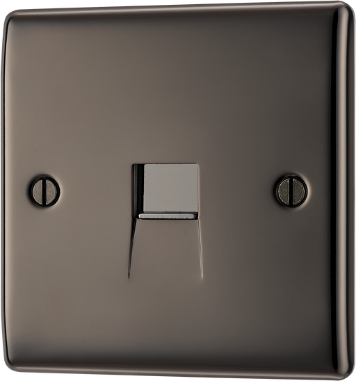  NBNBTS1 Front - This secondary telephone socket from British General uses a screw terminal connection and should be used for an additional telephone point which feeds from the master telephone socket.