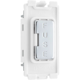 BG RPCFUSE Nexus Grid Polished Chrome 13A Fuse Holder Module by British General (BG-RPCFUSE-Shopify-SA_1)