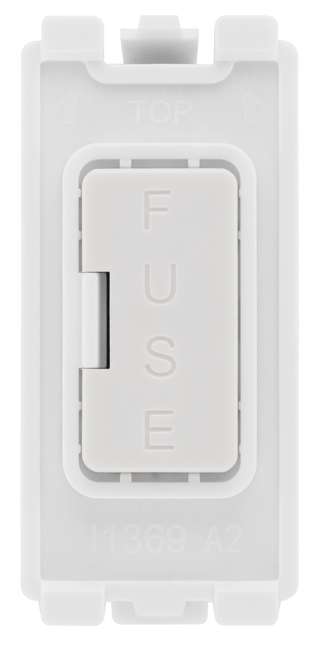BG RFUSE Nexus Grid White 13A Fuse Holder Module by British General (BG-RFUSE-Shopify-SA_1)