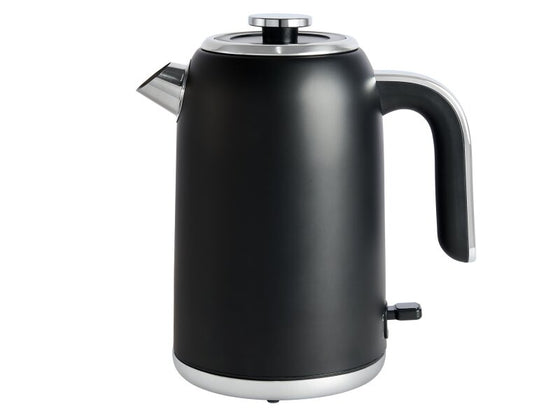 1.8L Kettle (Hertford / SD-259B) in Black & Chrome - UK Plug