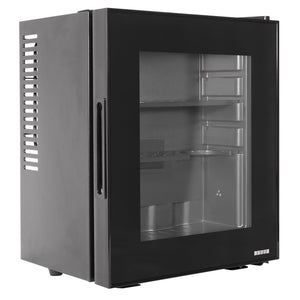 Corby Eton E Glass Door Minibar in Black - UK Plug by Corby of Windsor (Corby-24825)