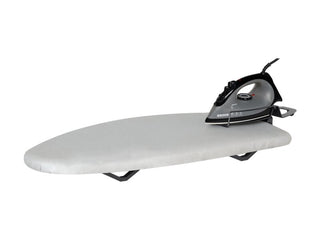 Corby Sutton Table Top Ironing Centre in Light Grey with Sherwood 1200W Steam Iron - UK Plug by Corby of Windsor