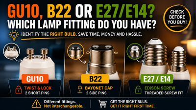 GU10, B22 or E27? UK Lamp Fittings Explained | KT