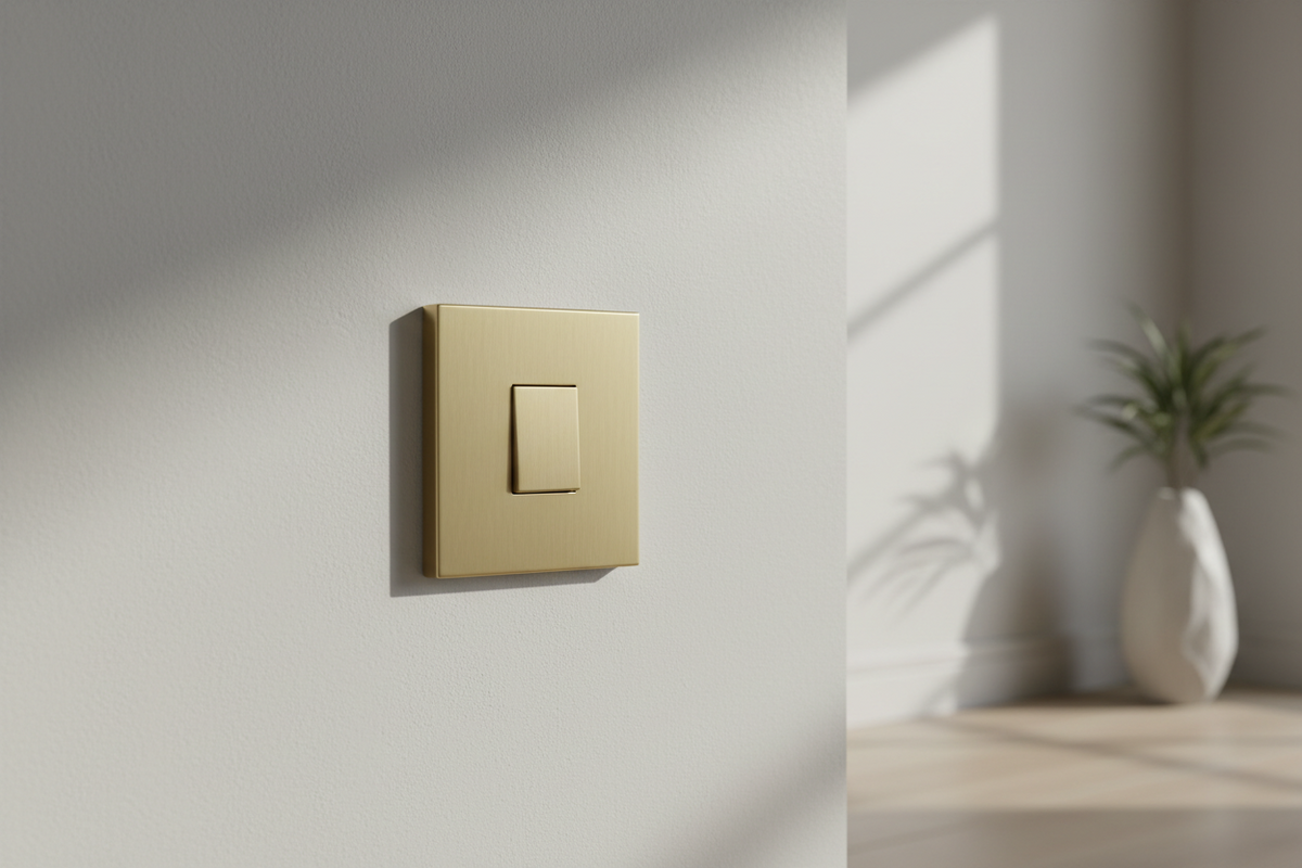Screwless flat plate switch
