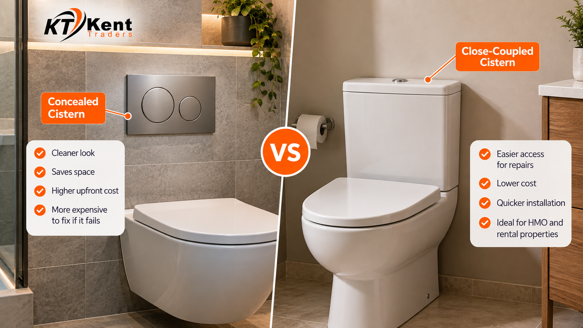 Closed vs concealed cistern