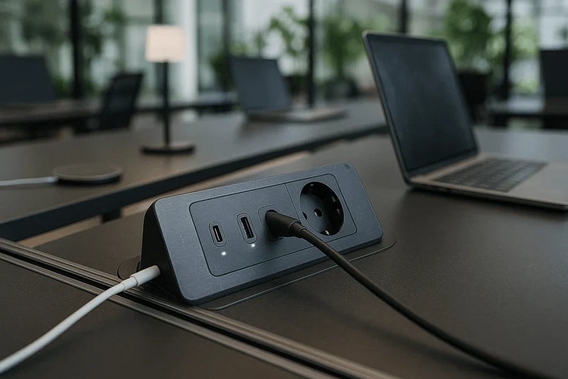 Reception Desk Power & USB Charging: What to Spec | KT