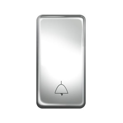BG GRBELLPC Nexus Grid Polished Chrome 'BELL SYMBOL' Rocker by British General (BG-GRBELLPC-1)