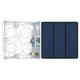 BG Evolve Matt Blue 2 Way Triple Edge to Edge Rocker Switch PCDDB43EB with 25mm Steel Back Box