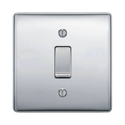 BG Nexus Metal Polished Chrome 20A Double Pole Switch NPC30 by British General (Nexus-PC-20A-DP-Custom-Switch)