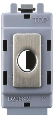 BG Nexus GBSFLEX Grid Brushed Steel FLEX OUT Module - Up To 10mm by British General (BG-GBSFLEX-1)
