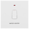 BG 933 Moulded Square Edge | White | 1 Gang 20A DP Switch + Neon + Cable Outlet