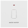BG 933 Moulded Square Edge | White | 1 Gang 20A DP Switch + Neon + Cable Outlet by British General (BG-933)