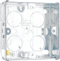 BG HGS02 1 Gang 25mm Steel Knockout Box