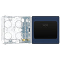 BG Evolve Matt Blue 16A Key Card Switch PCDDBKYCSB with 35mm Steel Back Box