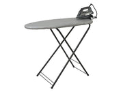 Corby Berkshire Compact Ironing Centre in Light Grey with 1600W Steam Iron (Y-879) - UK Plug