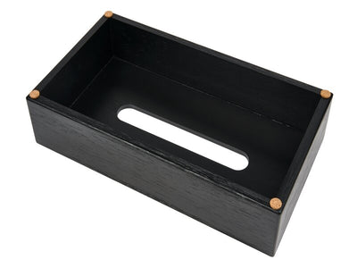 Corby Buxton Rectangle Tissue Box Cover in Black BUSA Bamboo