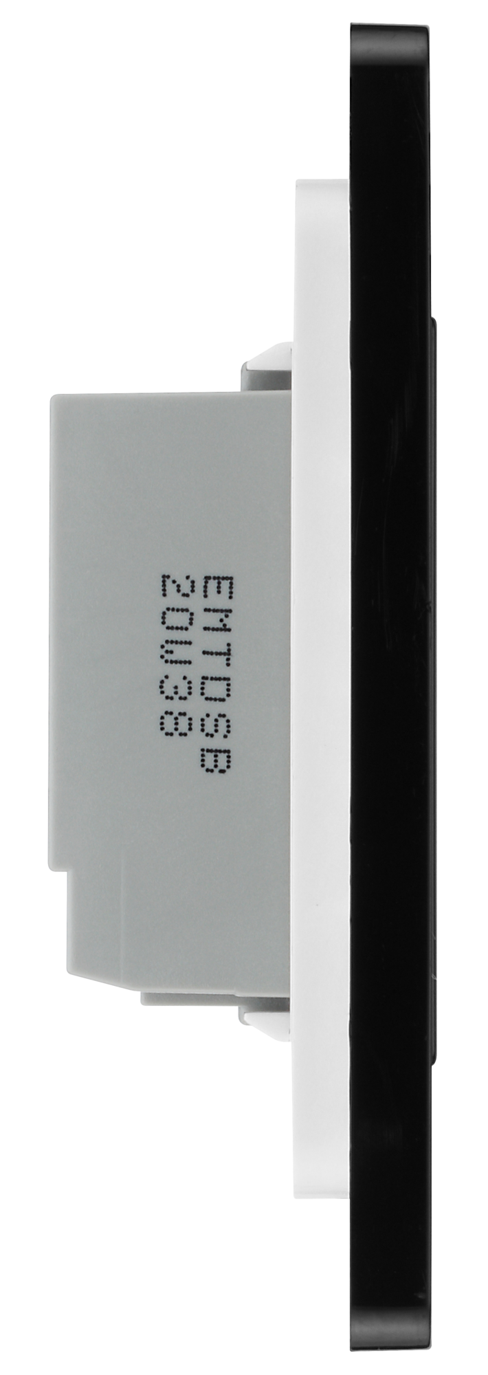 PCDDBTDS2B Side - This Evolve Matt Blue double secondary trailing edge touch dimmer allows you to control your light levels and set the mood. 