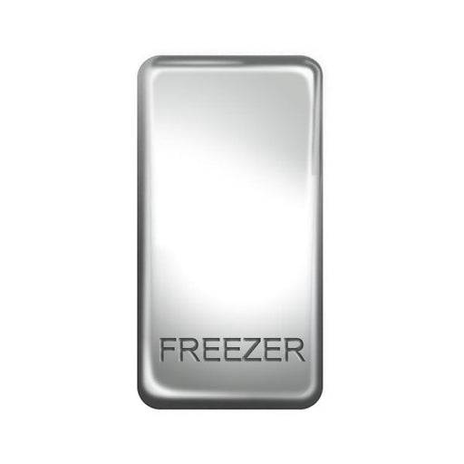 GRFZPC Front - Grid rocker "Freezer" in polished chrome.. 20 Amp Double Pole Switch. 20 Amp, 20Ax Inductive Rated. Clearly Marked Terminals With Backend Out Captive Screws For Easy Instal. Designed To Match The Bg Nexus Polished Chrome Range