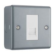 BG MC5BTM1 Metal Clad | 1 Gang Telephone Master Socket by British General (BG-MC5BTM1)