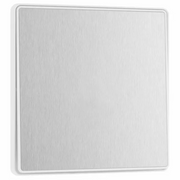 BG Evolve Brushed Steel Gang 2-Way 20A Edge to Edge Rocker Switch | PCDBS12EW by British General (BG-PCDBS12EW)