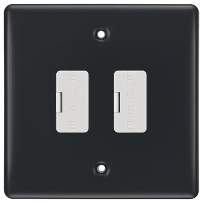 BG Part M 2 Gang Unswitched Fused Spur 13 Amp Connection Unit