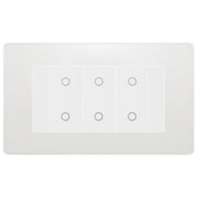 BG Evolve Pearlescent White Screwless Triple Master Touch Dimmer Switch PCDCLTDM3B by British General (BG-PCDCLTDM3B)