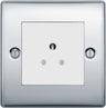 BG Nexus Metal Polished Chrome 2A Unswitched Socket NPC28W by British General (BG-NPC28W)