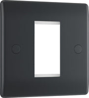 BG PMEMS1 Part M | 1 Module Square Euro Module Front Plate by British General (BG-PMEMS1)