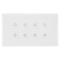 BG Nexus White Moulded Quad Secondary Touch Dimmer Switch