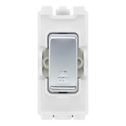 BG RRACPC Polished Chrome 20 Amp DP Appliance Grid Switch Labelled Air Con by British General (BG-RRACPC+RPC30)