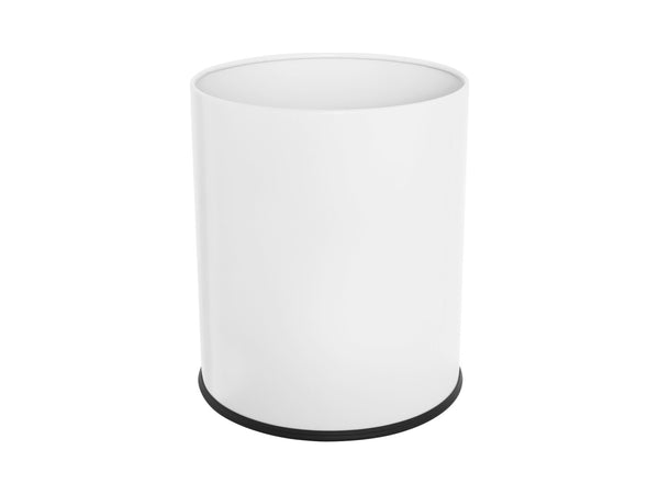 Corby Thornton Single Layer Waste Bin in White, 9L