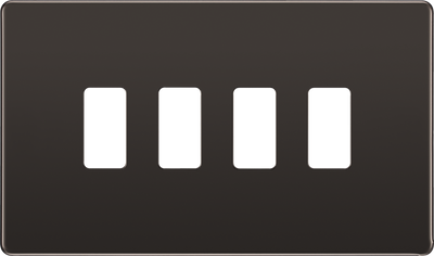RFBN4 Front - The Grid modular range from British General allows you to build your own module configuration with a variety of combinations and finishes.