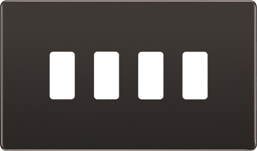 RFBN4 Front - The Grid modular range from British General allows you to build your own module configuration with a variety of combinations and finishes.