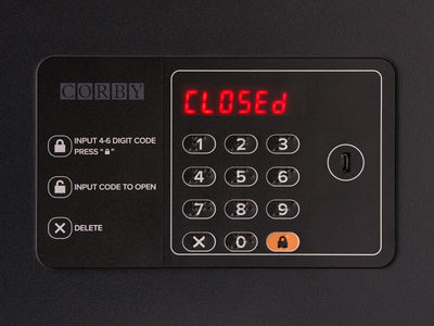 Corby Westminster 17" Digital Laptop Safe in Black