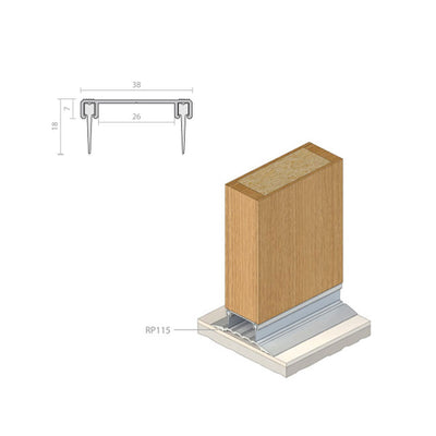 Astroflame Automatic Acoustic & Smoke Door Bottom Seals