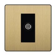 BG Evolve Satin Brass Satellite Socket PCDSB64B by British General (BG-PCDSB64B)
