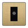 BG Evolve Satin Brass Satellite Socket PCDSB64B by British General (BG-PCDSB64B)