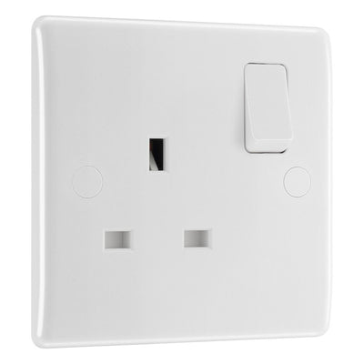 BG Nexus 1 Gang 13A Single Switched Double Pole & 50mm Pattress Back Box