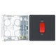 BG Evolve Matt Grey 45A DP Single Plate + Neon PCDMG74B with 35mm Steel Back Box