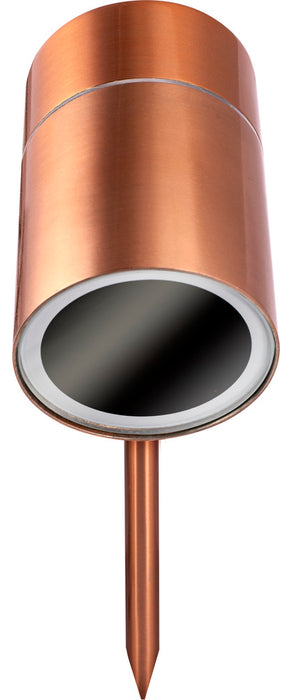 Luceco LEXDLSCP Azurar Copper IP54 35W Max GU10 LED Spike Light