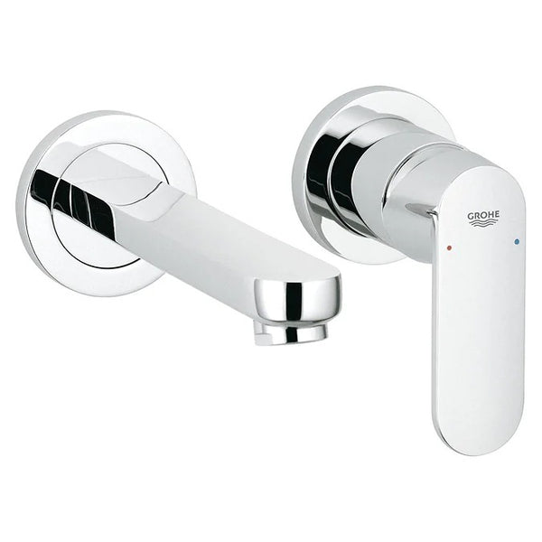 Grohe EUROSMART COSMOPOLITAN 2 Tap Hole; Basin Mixer Tap; S-Size; Wall Mounted; Trim Set Only Chrome - 19381000