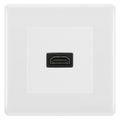 BG Nexus White Moulded HDMI Socket