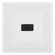 BG Nexus White Moulded HDMI Socket by British General (BG-8EMS2+EMHDMIW)