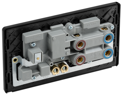 BG PCDMG70B Matt Grey Evolve 45A 2 Pole Unit 13A Socket - Black Insert