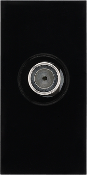 BG EMNSSATB Black 1 Module Euro Module Unscreened Female Satellite Outlet by British General (BG-EMNSSATB-Shopify-SA_1)