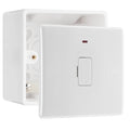 BG Nexus 13A Neon Unswitched Fused Connection Unit & 50mm Pattress Back Box