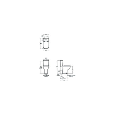 Ideal Standard i.Life B Close Coupled Cistern With Dual Flush 6/4Litre - E247901 by Ideal Standard (IdealStandard-E247901)