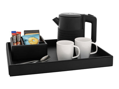 Corby Highland Standard Tray in Black Leather by Corby of Windsor (Corby-26818)